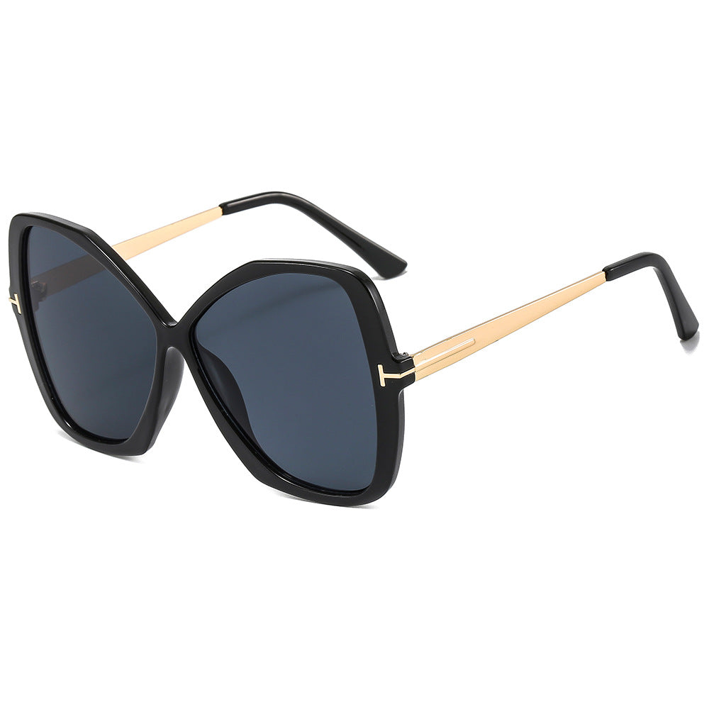 Wholesale Large Frame Cat Eye PC Sunglasses
